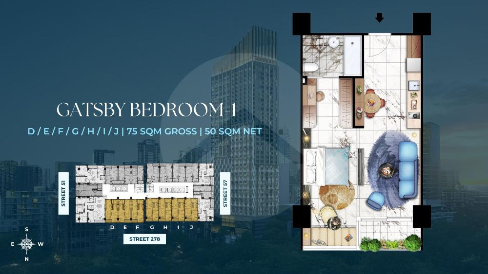 1 Bedroom Condo for Sale  Time Square 9, BKK1, Phnom Penh